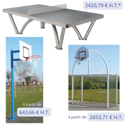 Équipement de sport et loisirs pour l’aménagement des espaces verts